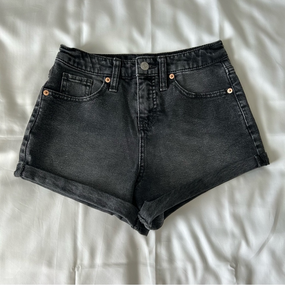 Wild Fable Black Denim High Rise Shorts